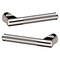 Baldwin L015 Lever Lifetime Bright Nickel Door Levers Lifetime Bright Nickel L015.055.MR - alternate 3